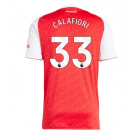 Pánské fotbalový oblečení Arsenal Riccardo Calafiori #33 Domácí košile 2025-26 Krátkým Rukávem